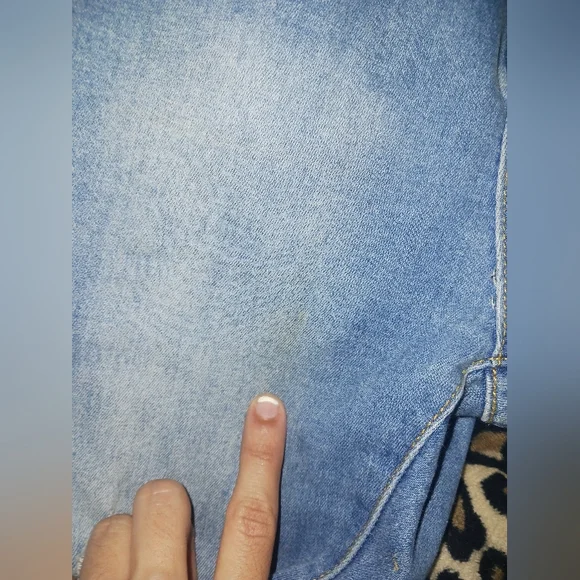 Shein Women light blue destroyed knee Fringe skinny jeans - Picture 12 of 12